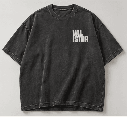 Chest Mark Tee concept reference, front view only